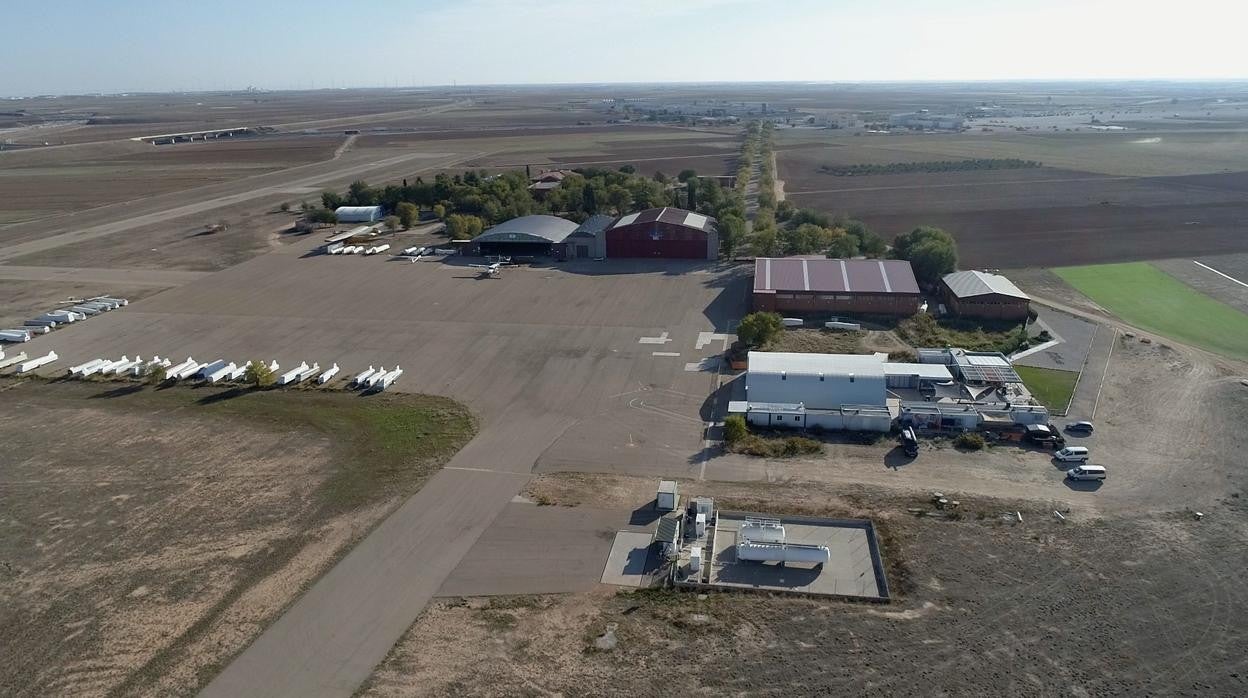 Vista aérea del aeródromo de Ocaña