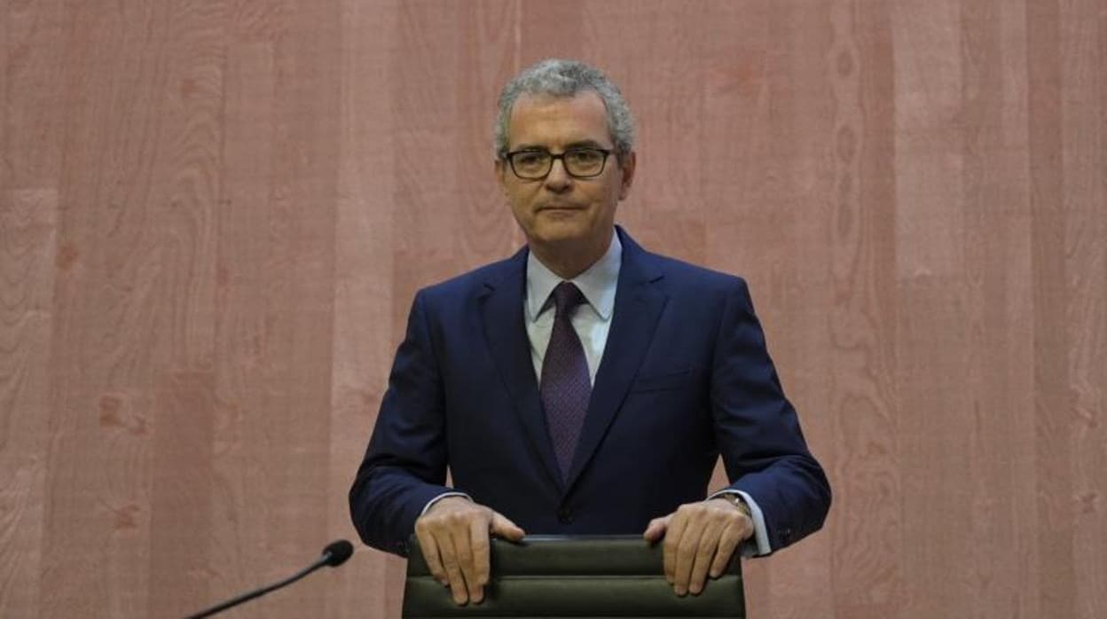 Pablo Isla, actual presidente de Inditex, durante una reunión de la junta de accionistas