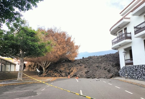 Colada detenida en La Laguna