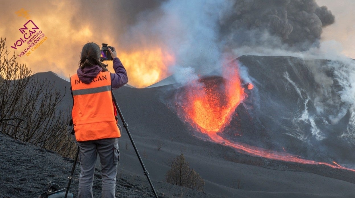 Mediciones de gases en el entorno de la erupcción