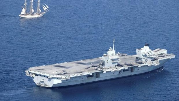 El portaaviones británico 'Queen Elizabeth' realizará por primera vez una escala logística en la base de Rota