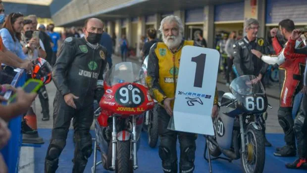 motero más incombustible: 70 gana la Copa de España de Clásicas su Bultaco