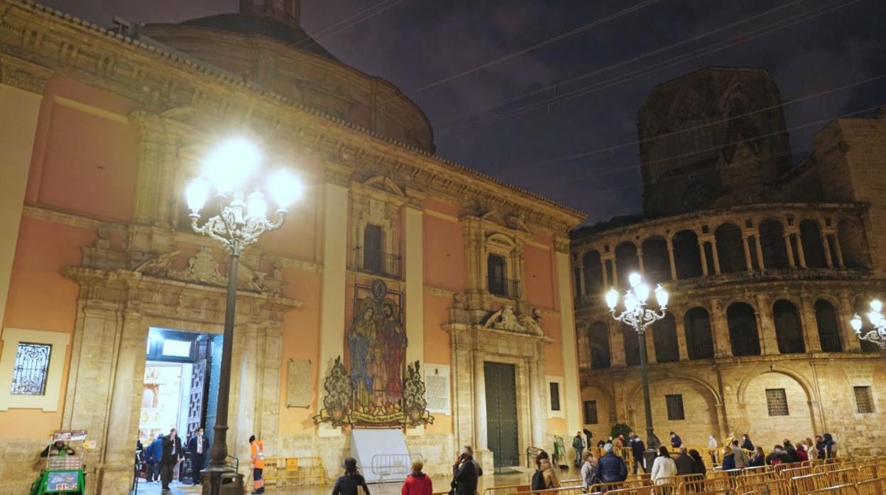 Imagen de archivo de la Basílica de la Virgen de los Desamparados en Valencia