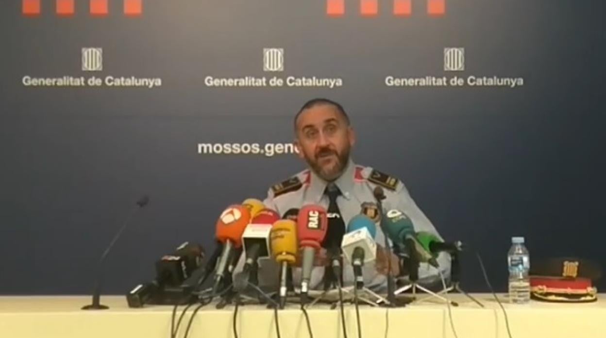 El intendente Toni Rodríguez durante una rueda de prensa en 2018