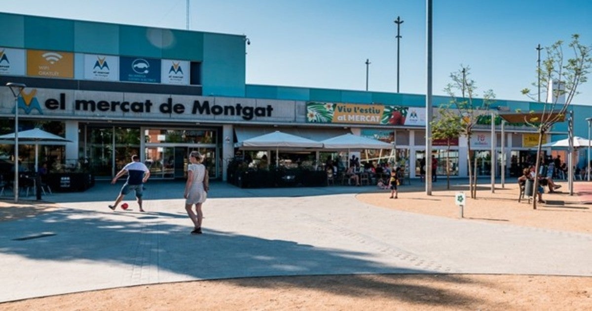 Entrada al mercado de Montgat