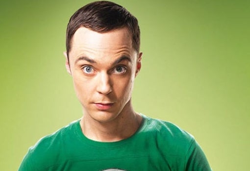 Imagen promocional de Sheldon Cooper en la serie Big Bang Theory