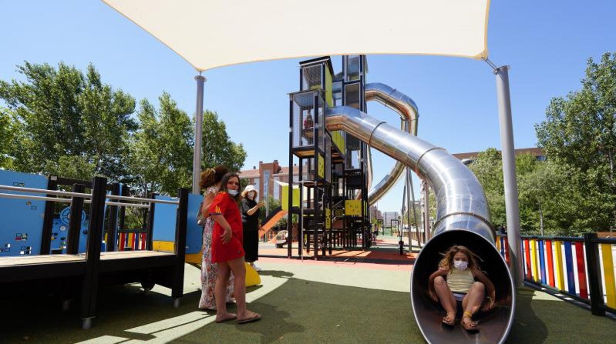 Un parque infantil, en una imagen de archivo