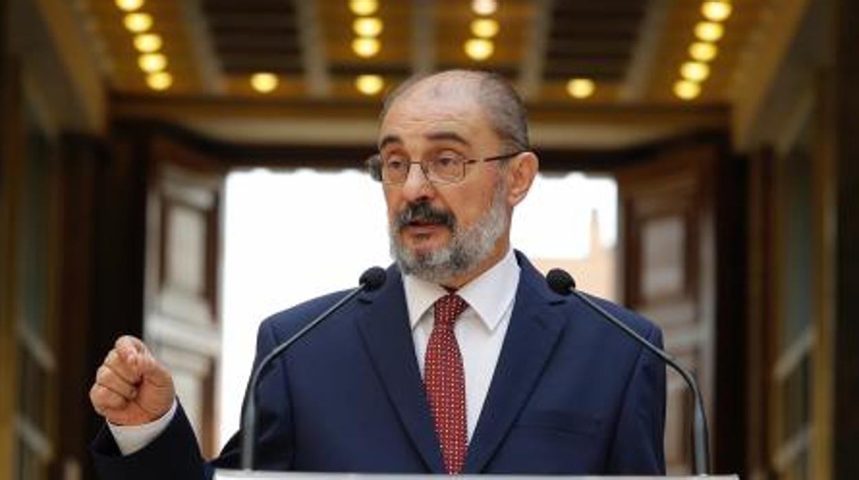Javier Lambán, presidente de Aragón y líder regional del PSOE