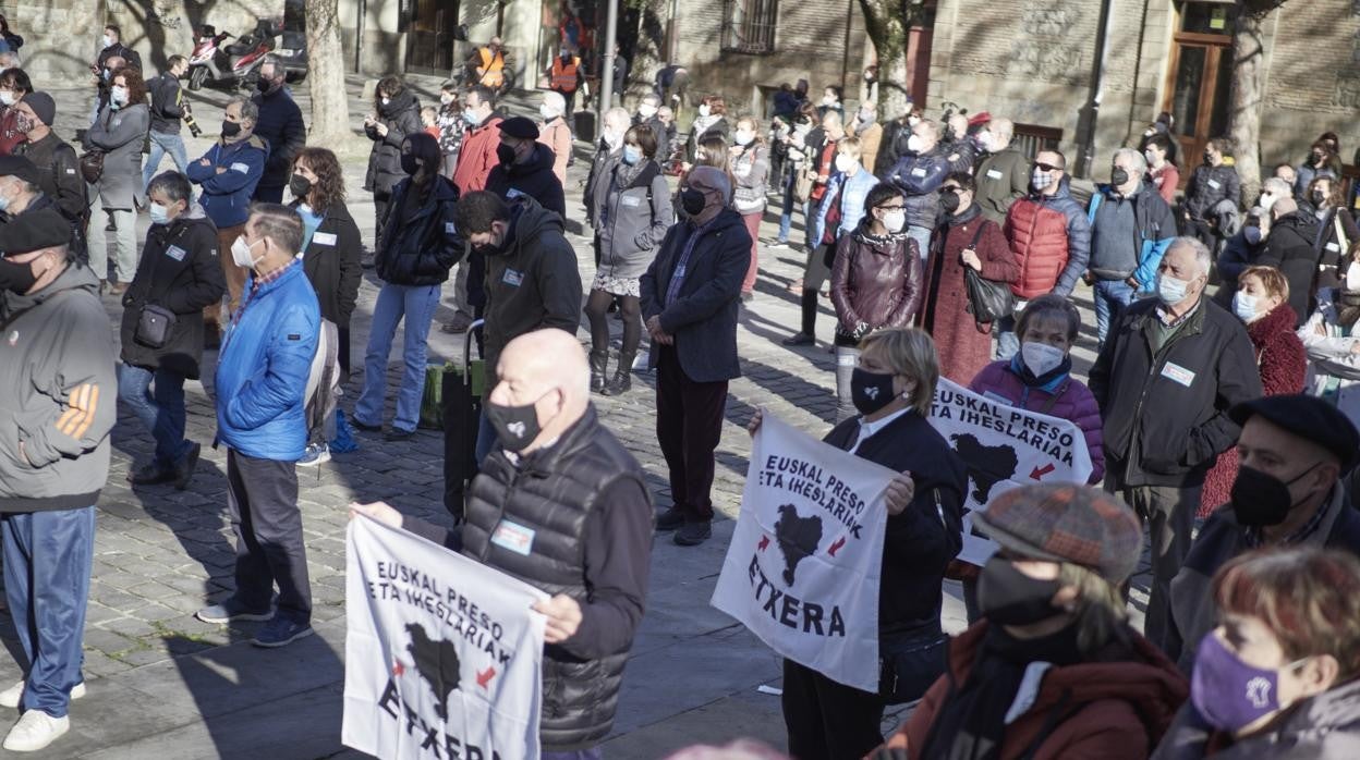 Manifestación en Pamplona del pasado 31 de diciembre a favor de los presos de ETA