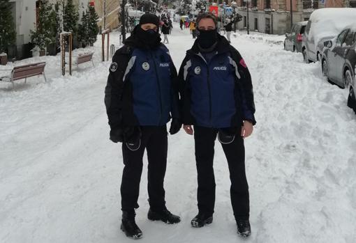 Fernando y Carlos, de la Policía Municipal