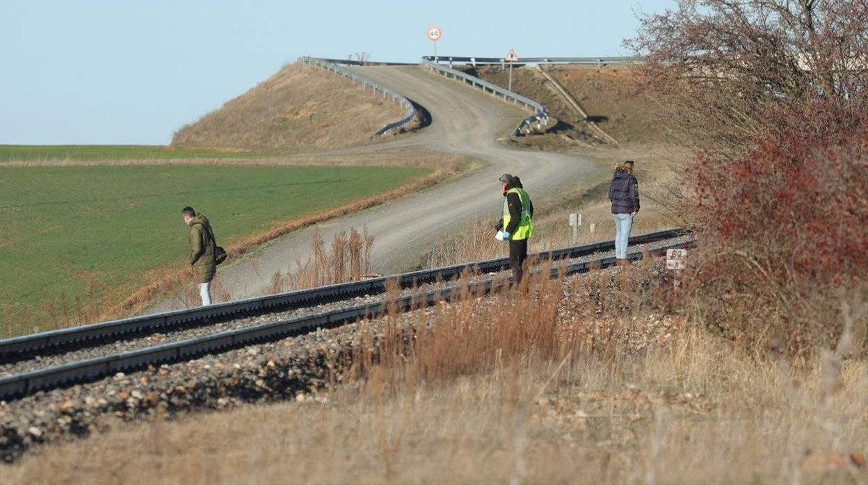 Lugar donde apareció el cadáver, en Gimilacón (Ávila)