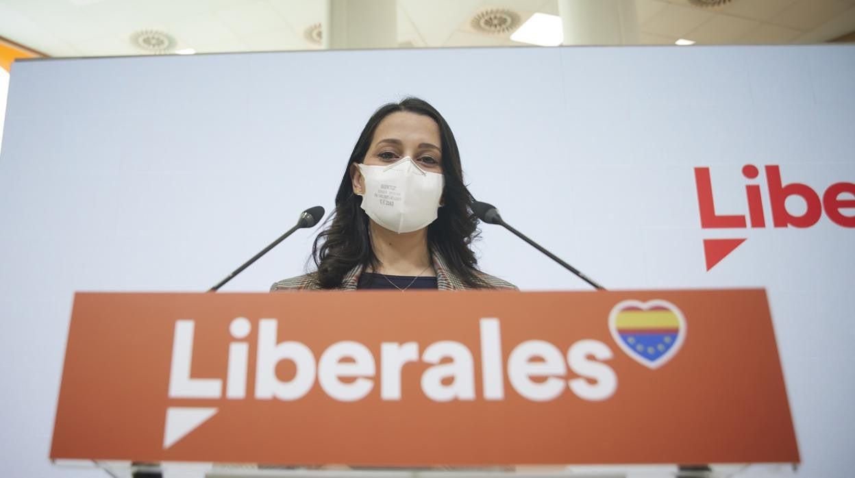 Inés Arrimadas, líder de Ciudadanos