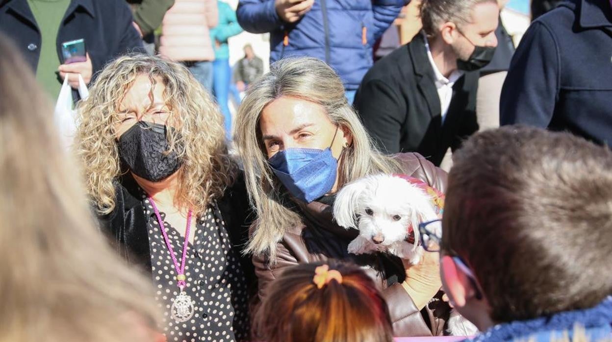 Milagros Tolon acudió a la bendición de animales