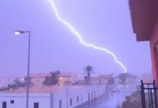 Tormenta en Fuerteventura