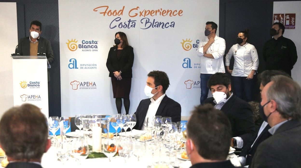 Carlos Mazón inaugura la Costa Blanca Food Experience en Madrid