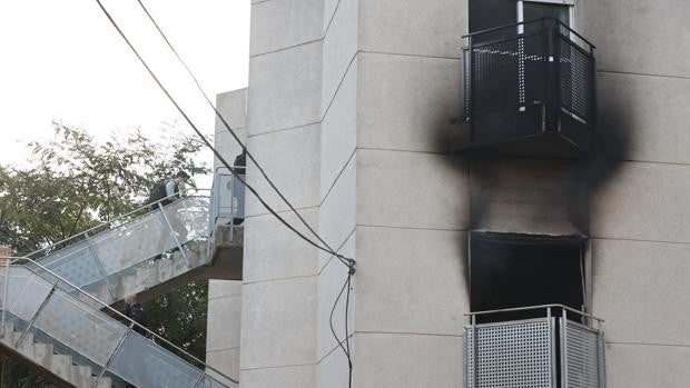 Incendio en una residencia de Moncada: ocho ancianos siguen hospitalizados, tres en estado grave