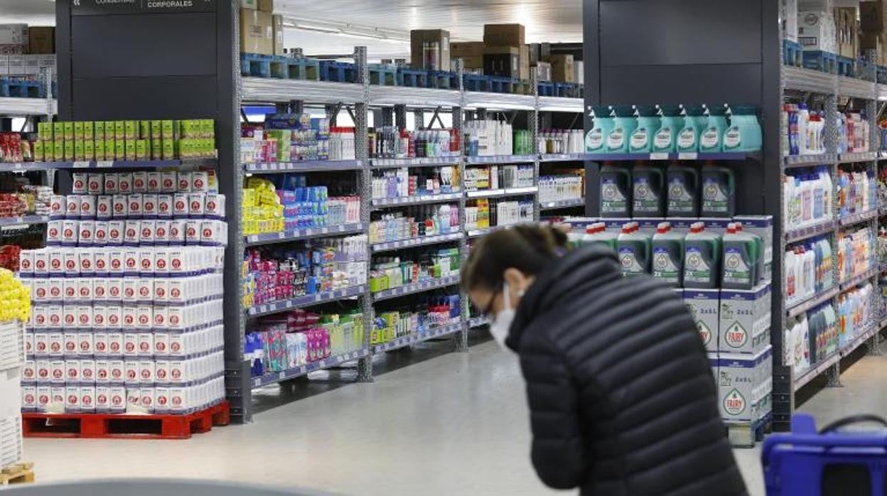 Imagen del interior de un supermercado