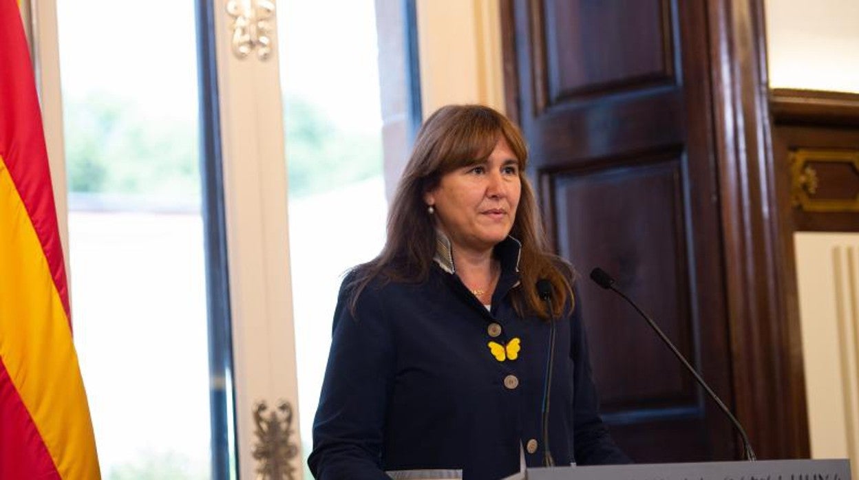 Laura Borràs en el Parlament