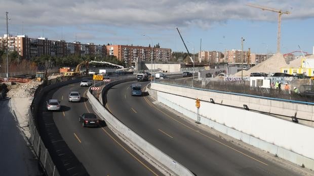 Obras de ampliación de Madrid Río: un año para tapar la brecha de la M-30 sobre el viejo Calderón