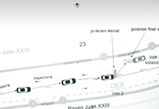 Croquis del accidente