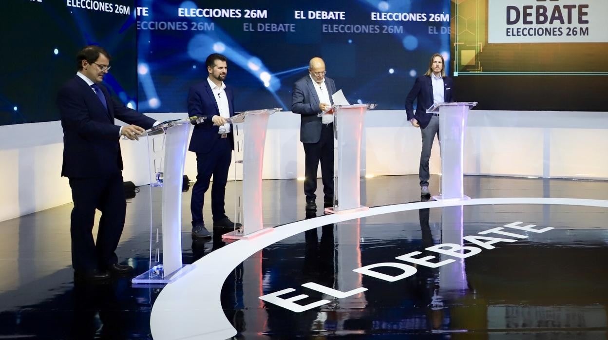 Imagen de archivo de uno de los debates de las pasads elecciones