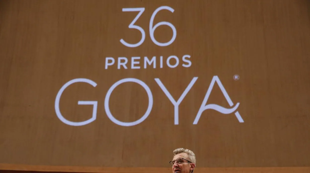 Imagen de archivo tomada durante la presentación de la 36ª edición de los Premios Goya
