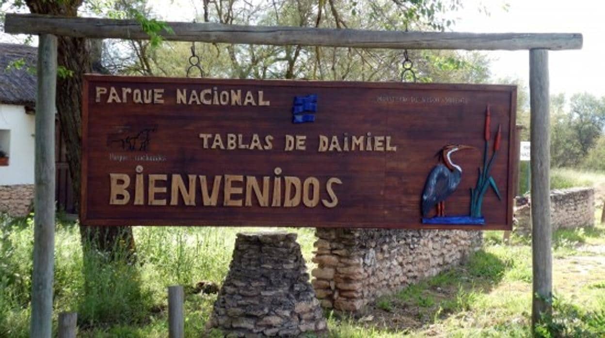 Acceso al Parque Nacional de las Tablas de Daimiel