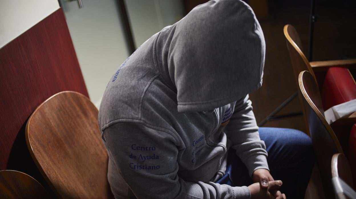 El Mati, extesorero de los Trinitarios, en el Centro de Ayuda Cristiano