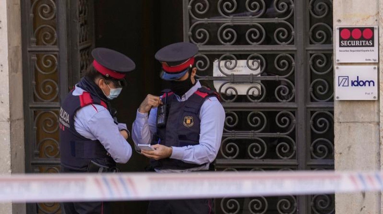 Objetos incautados en el operativo policial