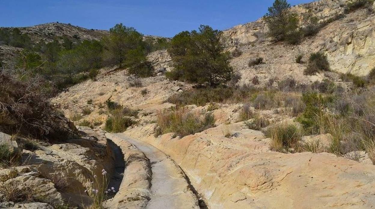 El paraje del Barranco del Grifo, donde se han encontrado los restos mortales de la pareja