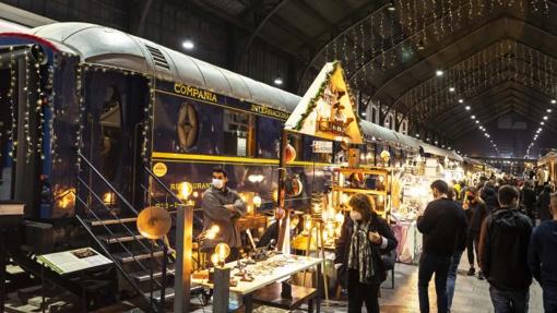 El Mercado de Motores de Madrid, en el Museo del Ferrocarril.