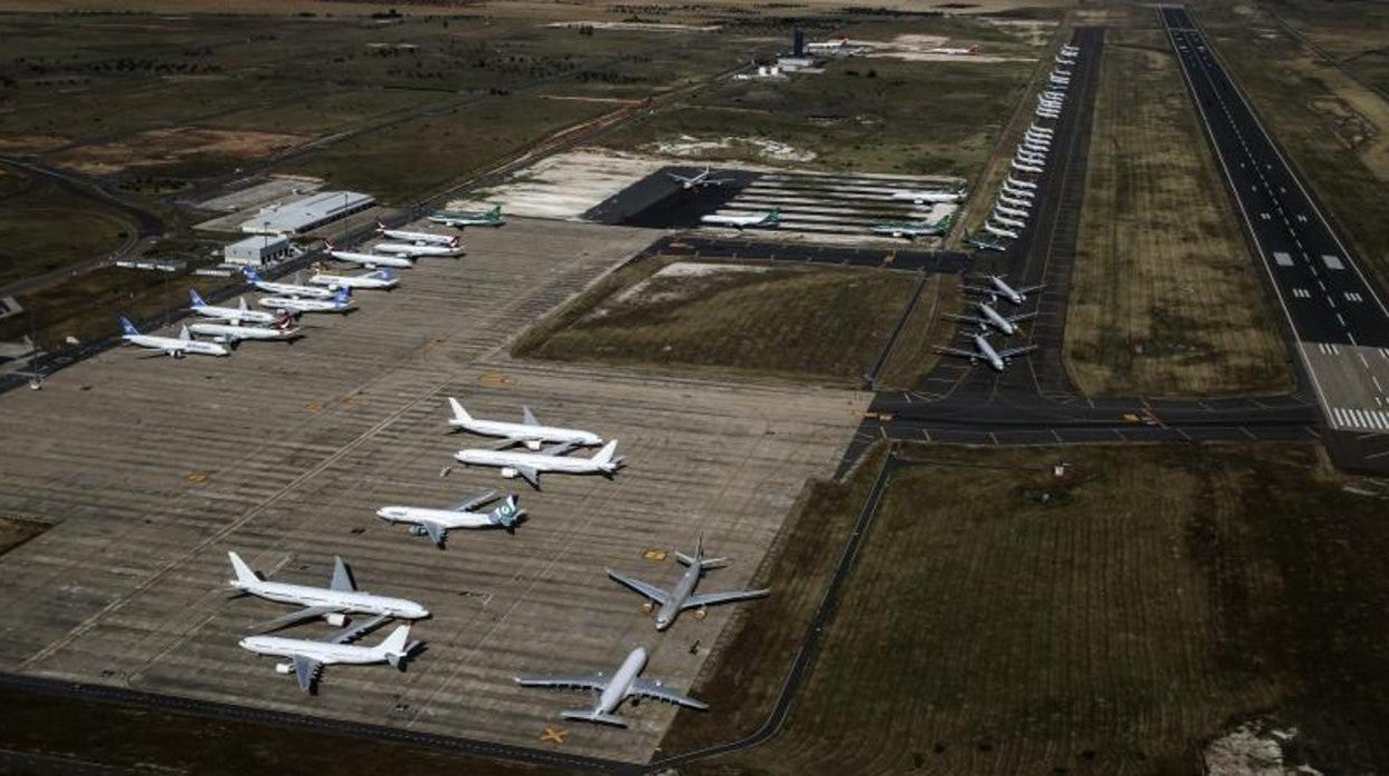 Imagen aérea del aeropuerto de Ciudad Real