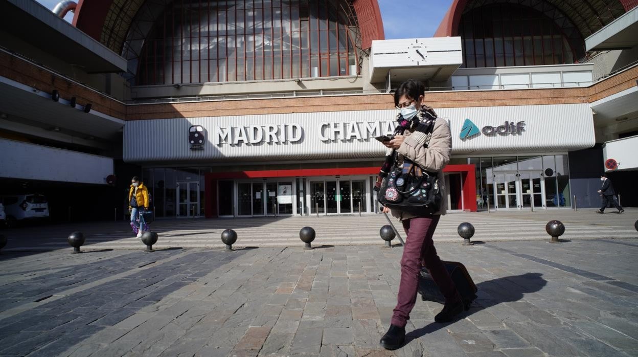 Exterior de la estación de Chamartín