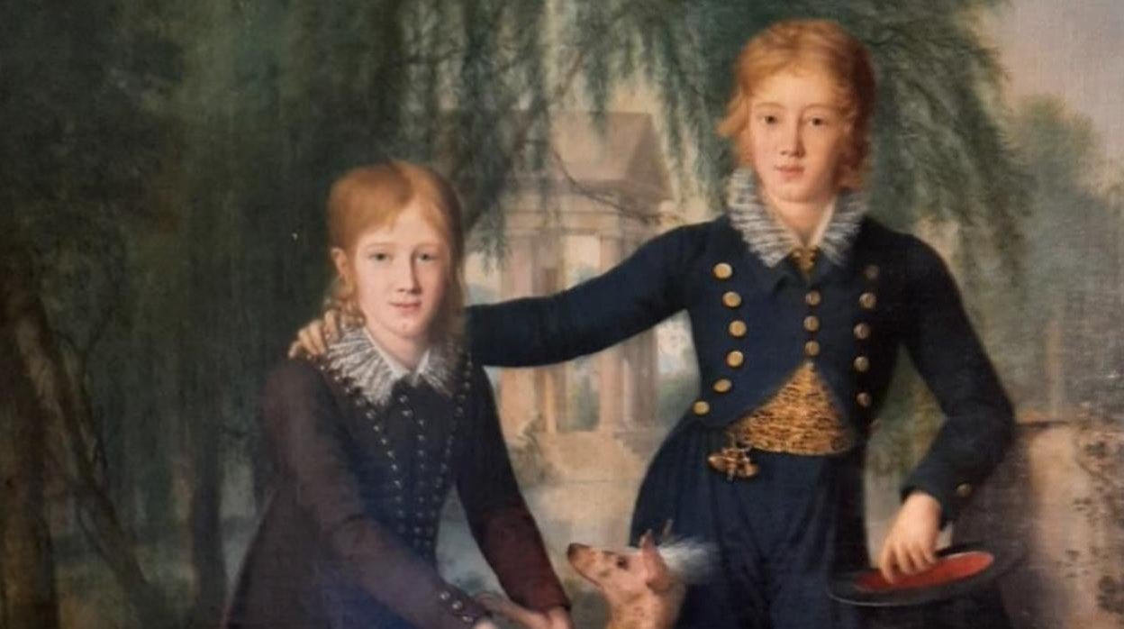 El retrato de los hijos de los IXduques de Osuna, obra de William Beechey