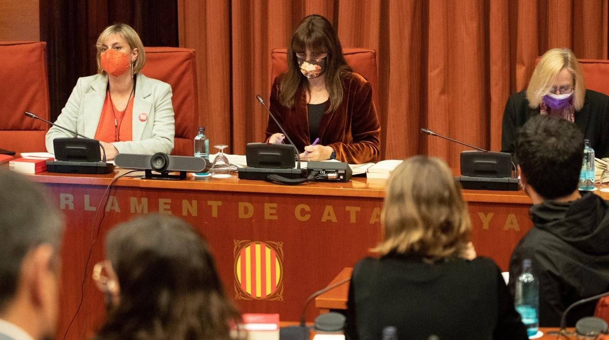 Laura Borràs, este lunes en el Parlament