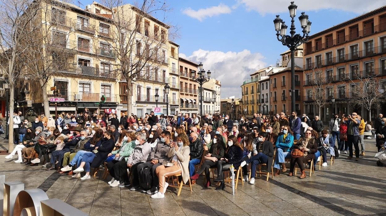 Numeroso público asistió al concierto que se programó en la plaza de Zocodover