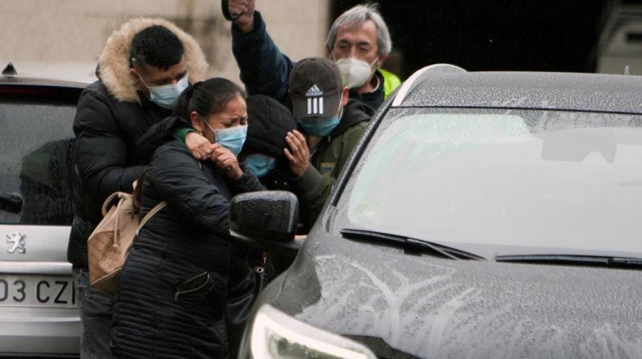 Familiares de las víctimas del pesquero Villa de Pitanxo, hundido en aguas de Terranova