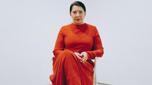 La artista del performance Marina Abramovic.