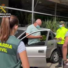 Imagen de varios agentes de la Guardia Civil