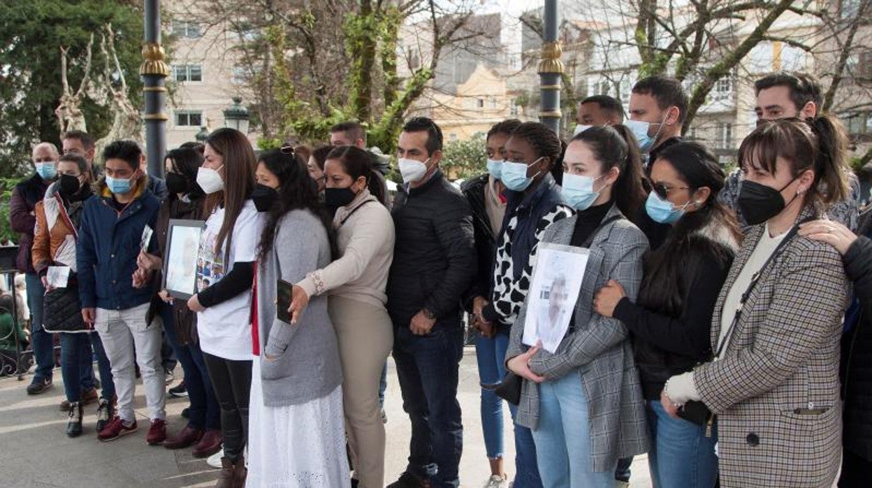 Protesta para retomar la búsqueda de los marineros del Pitanxo