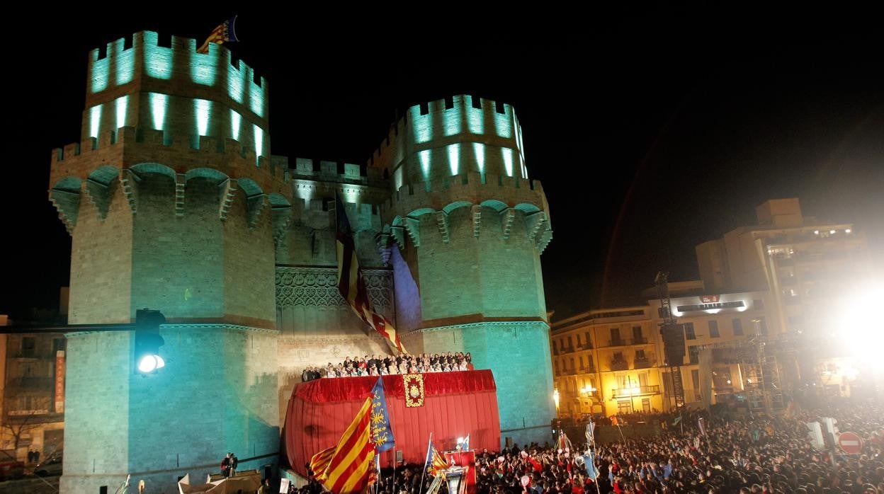 Imagen de archivo de la Crida de las Fallas de Valencia