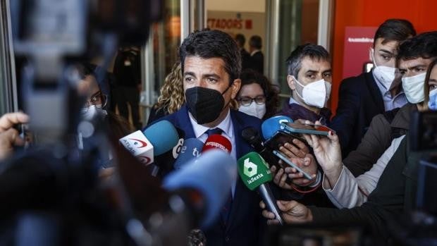 Carlos Mazón augura un peso valenciano «importante» en la futura dirección del PP de Feijóo