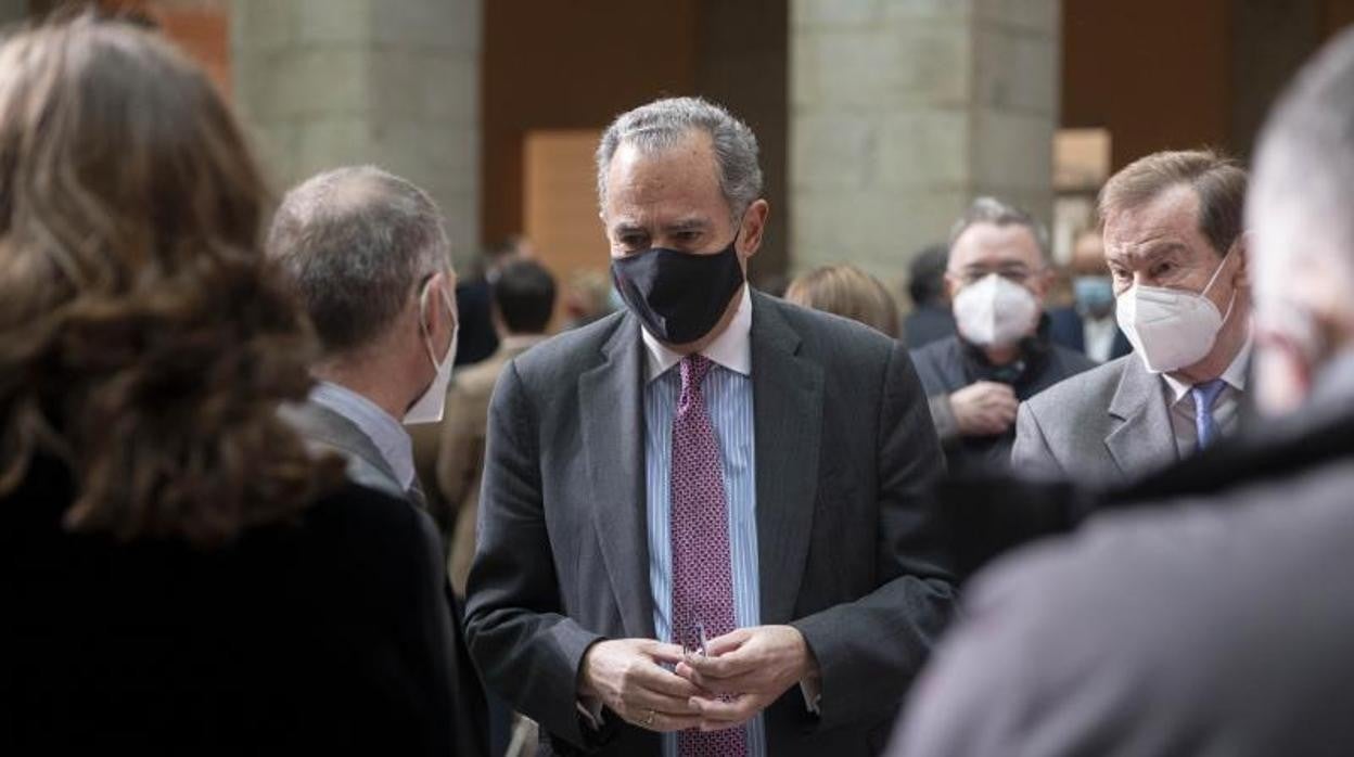 El consejero Enrique Ossorio, en un acto este viernes en la Real Casa de Correos