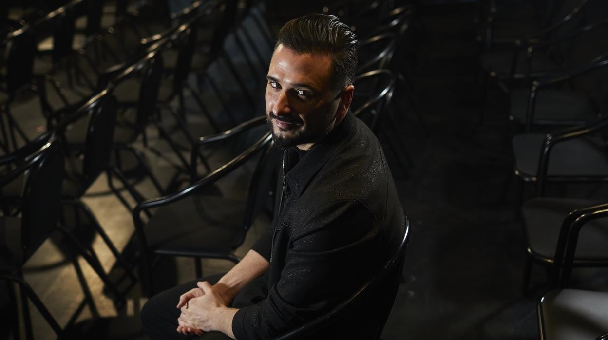 Riki Rivera posa para ABC en el teatro Alfil