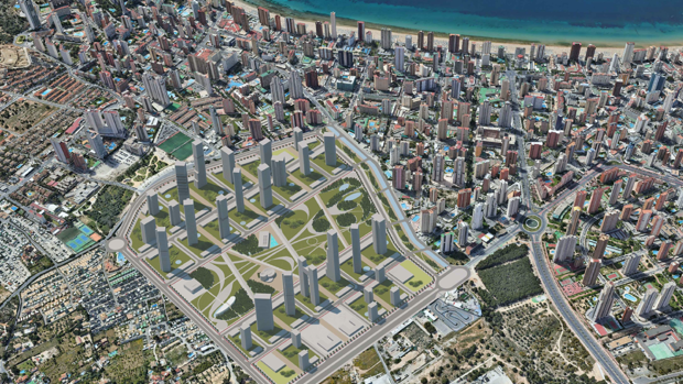 El modelo urbanístico de Benidorm genera «confianza inversora», según los promotores del plan «Ensanche Levante»