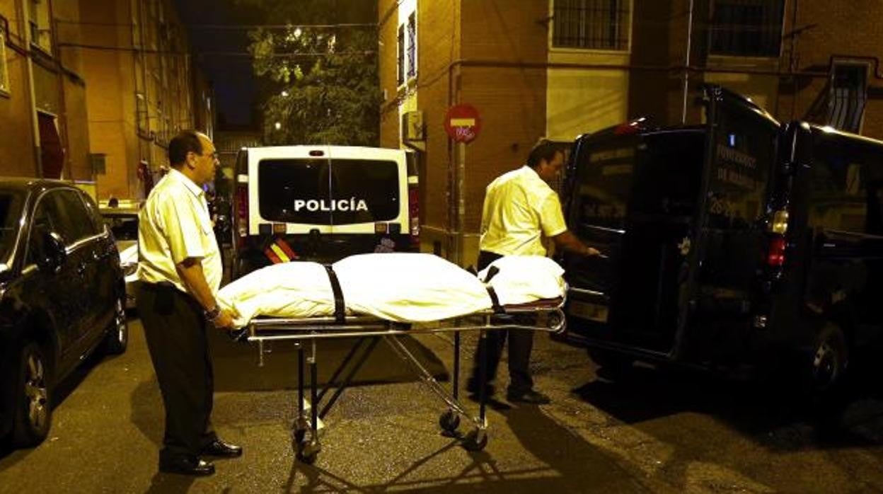 Asesinato entre bandas latinas en la calle Maria Paz Unciti, Vallecas