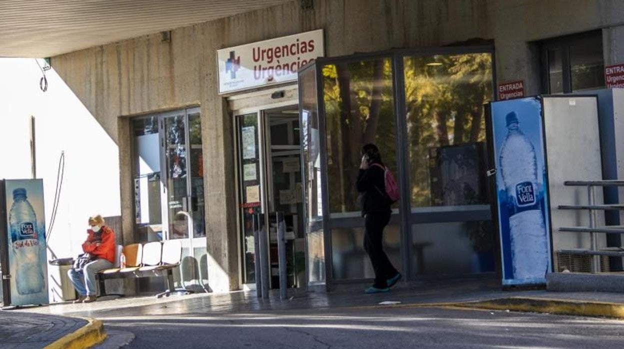 Acceso a Urgencis en un hospital de la Comunidad Valenciana