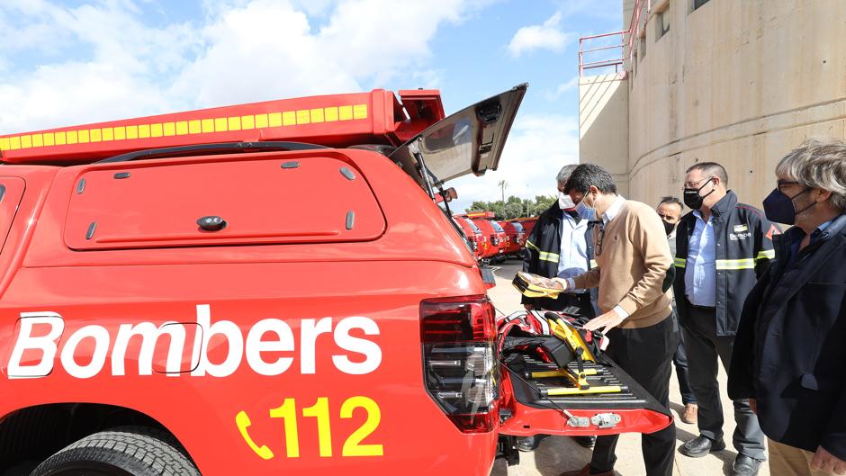 La Diputación de Alicante invierte 380.000 euros en once vehículos para los Bomberos