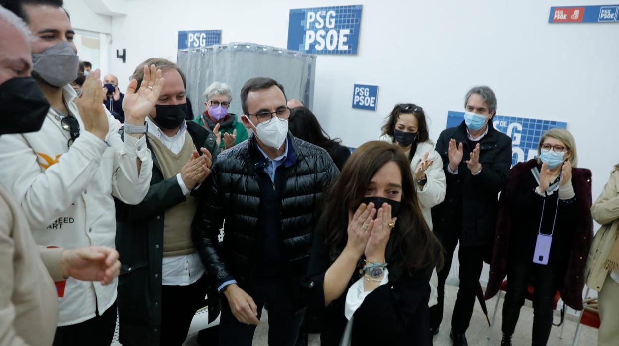 Inés Rey, elegida este domingo nueva secretaria general del PSOE en la ciudad de La Coruña