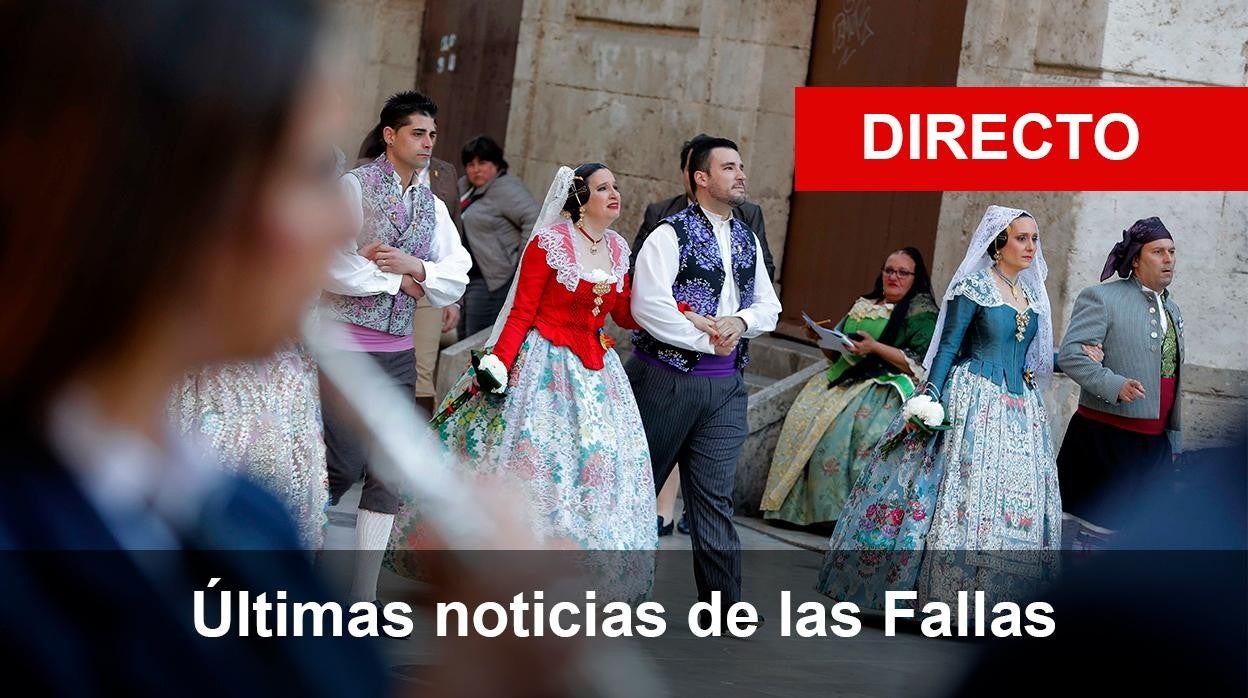 Fallas Valencia 2022: la lluvia amenaza los principales actos de la semana grande